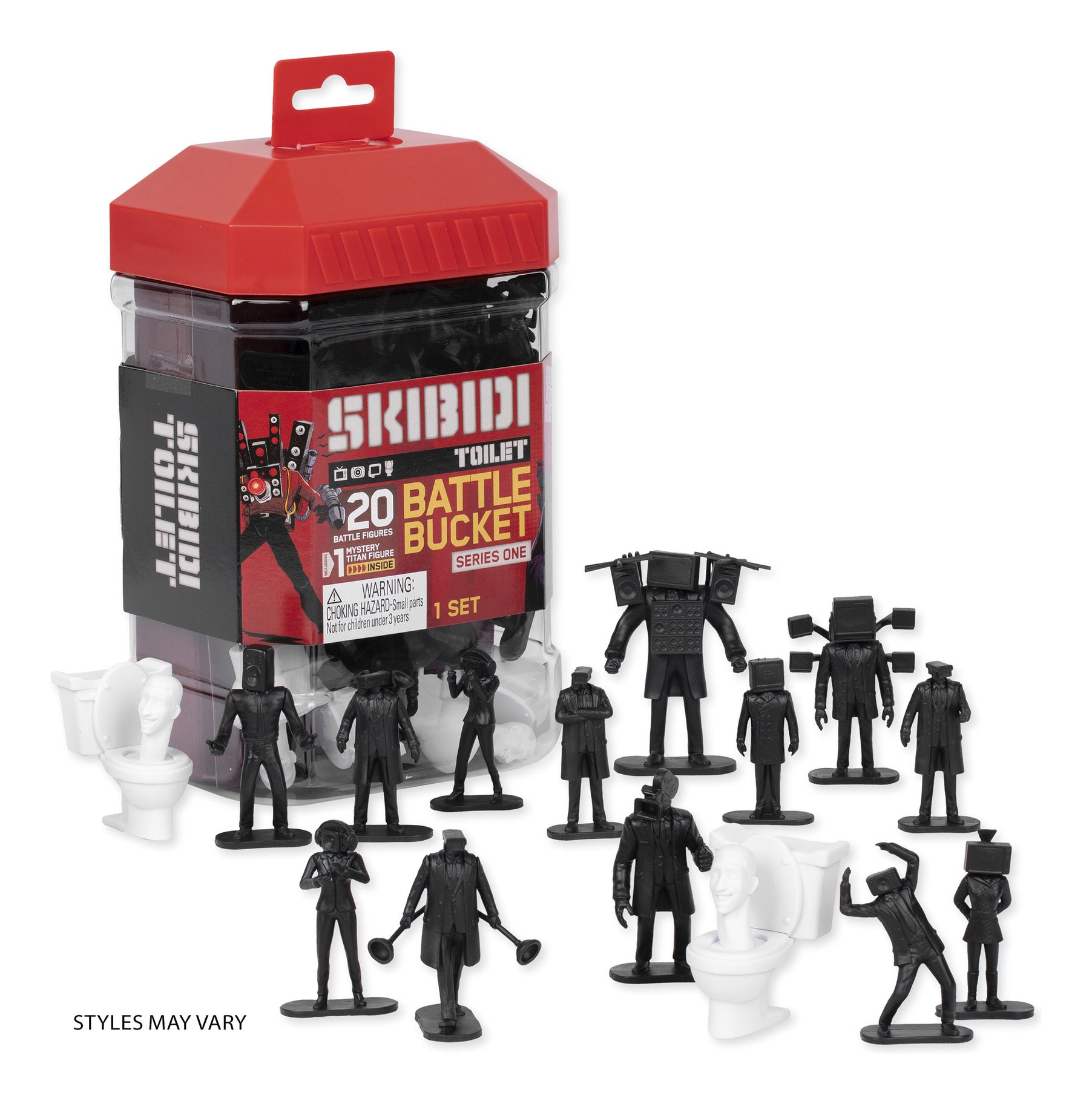 Skibidi Toilet Battle Bucket Series One – 20 Figures
