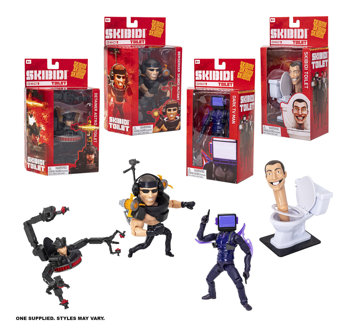 ** Skibidi Toilet Deluxe Figure Assortment S2