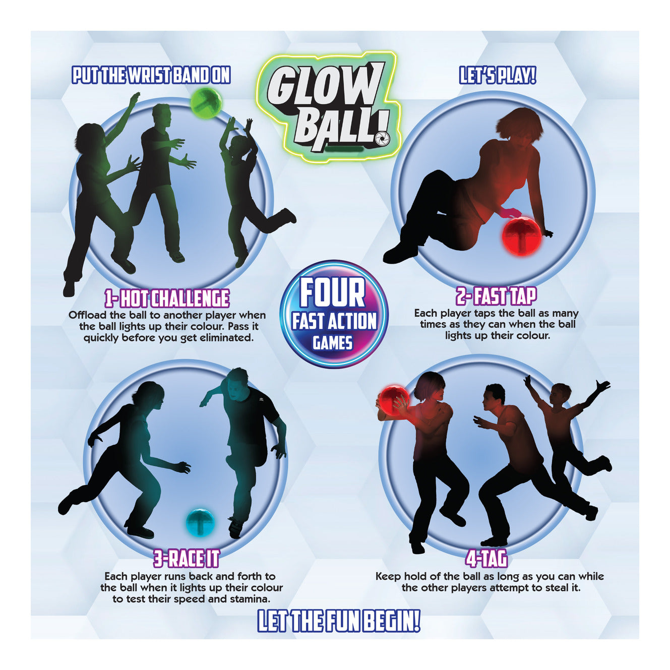 Fotorama Glow Ball 4-in-1 Interactive Light-Up Game