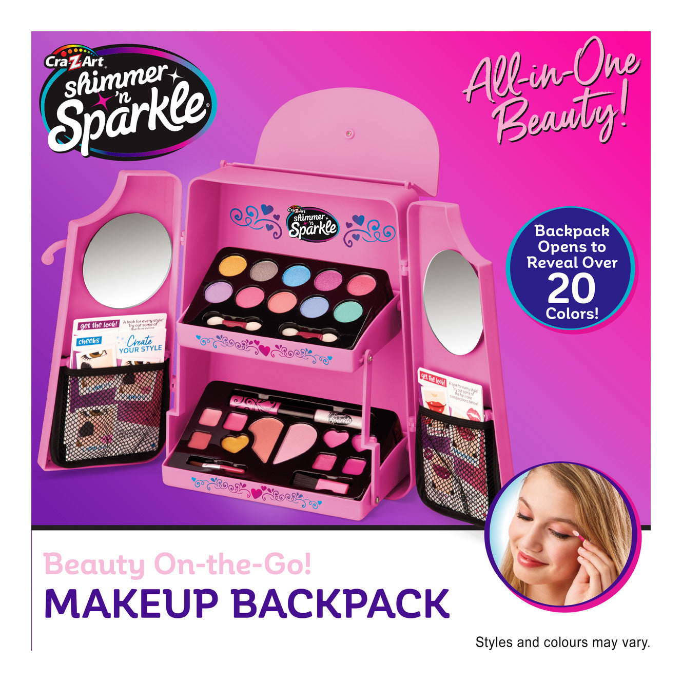 Shimmer 'n Sparkle All-in-One Beauty Make-Up Backpack