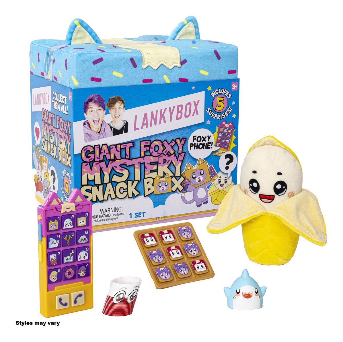 ** Lankybox Giant Foxy Surprise Snack Box