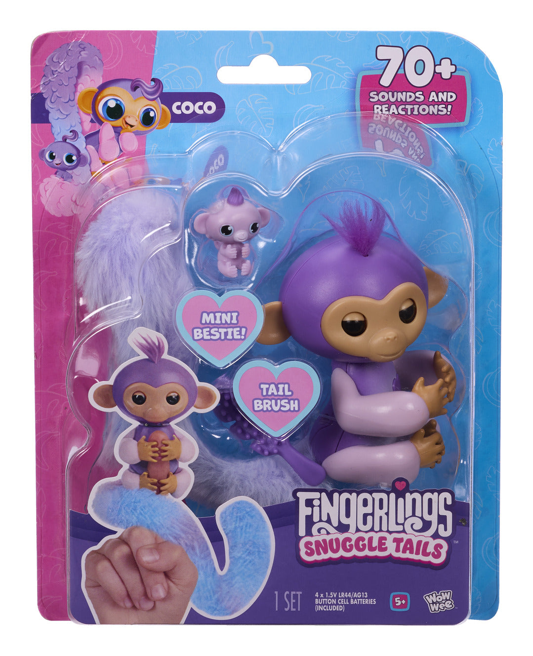 ** Fingerlings Snuggle Tails Monkey
