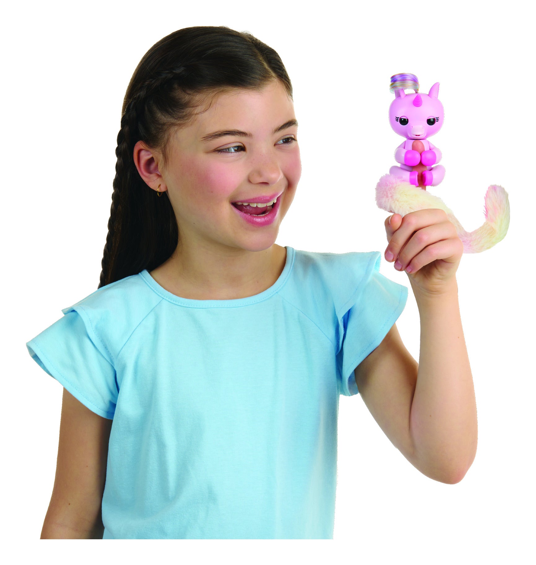 Fingerlings Snuggle Tails Interactive Unicorn Evie