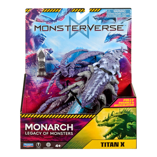 Playmates MonsterVerse: Monarch Titan X 6-Inch Action Figure with Mini HEAT Submarine