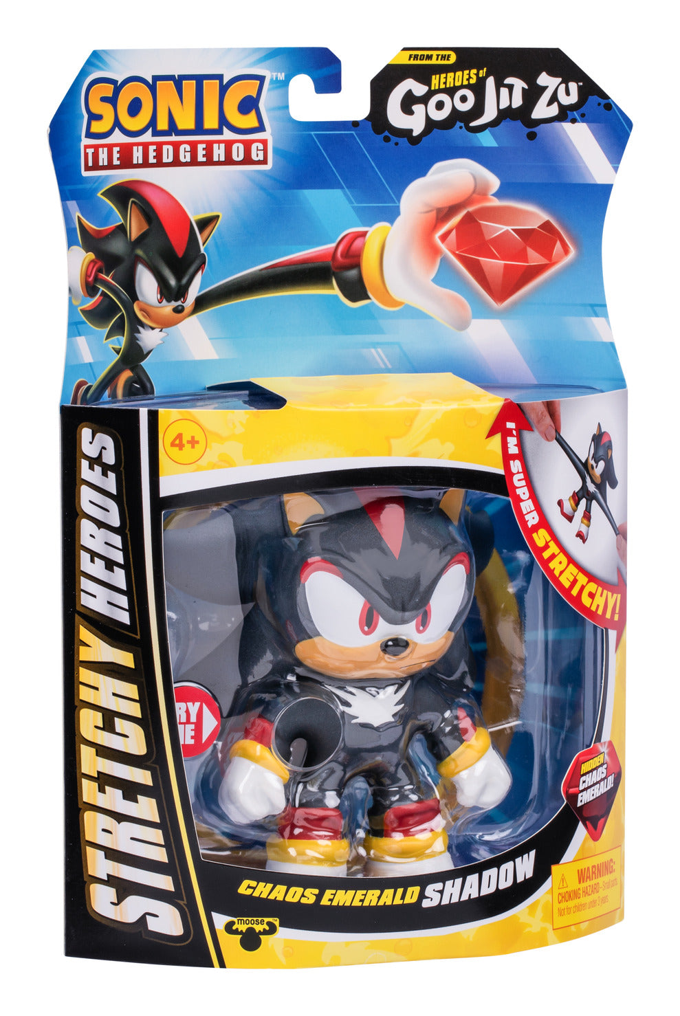 Heroes of Goo Jit Zu Sonic the Hedgehog Chaos Emerald Shadow Stretchy Hero Pack