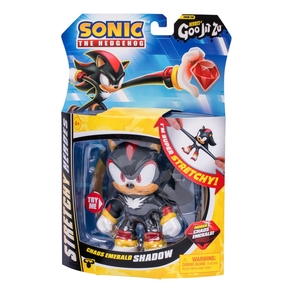 Heroes of Goo Jit Zu Sonic the Hedgehog Chaos Emerald Shadow Stretchy Hero Pack