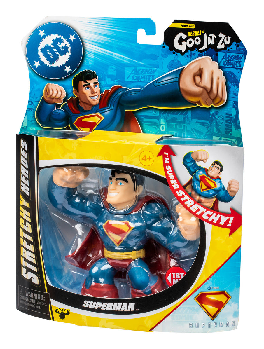 Heroes of Goo Jit Zu DC Stretchy Hero Pack – Superman or Mr. Terrific