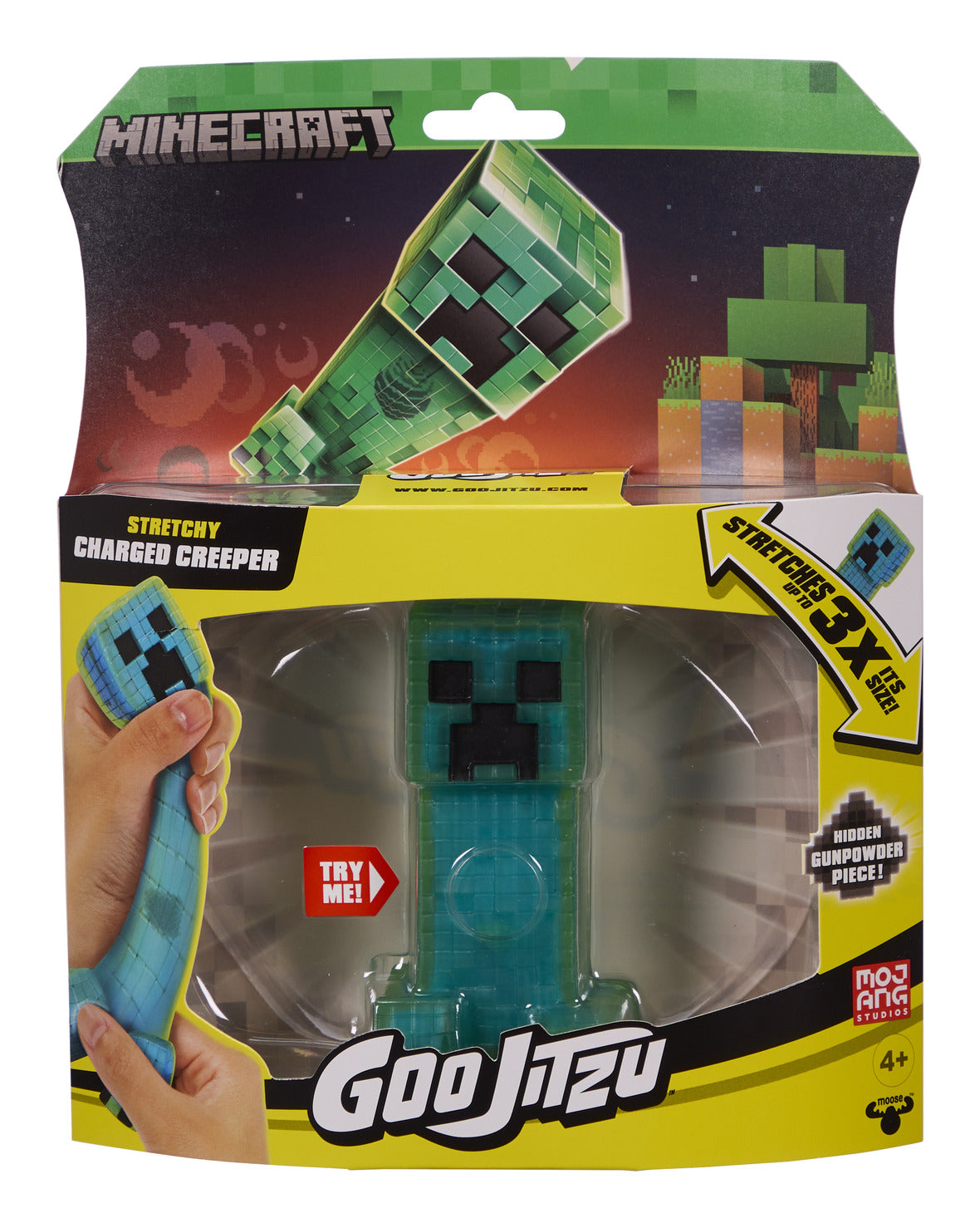 Heroes of Goo Jit Zu Minecraft Charged Creeper Stretchy Figure