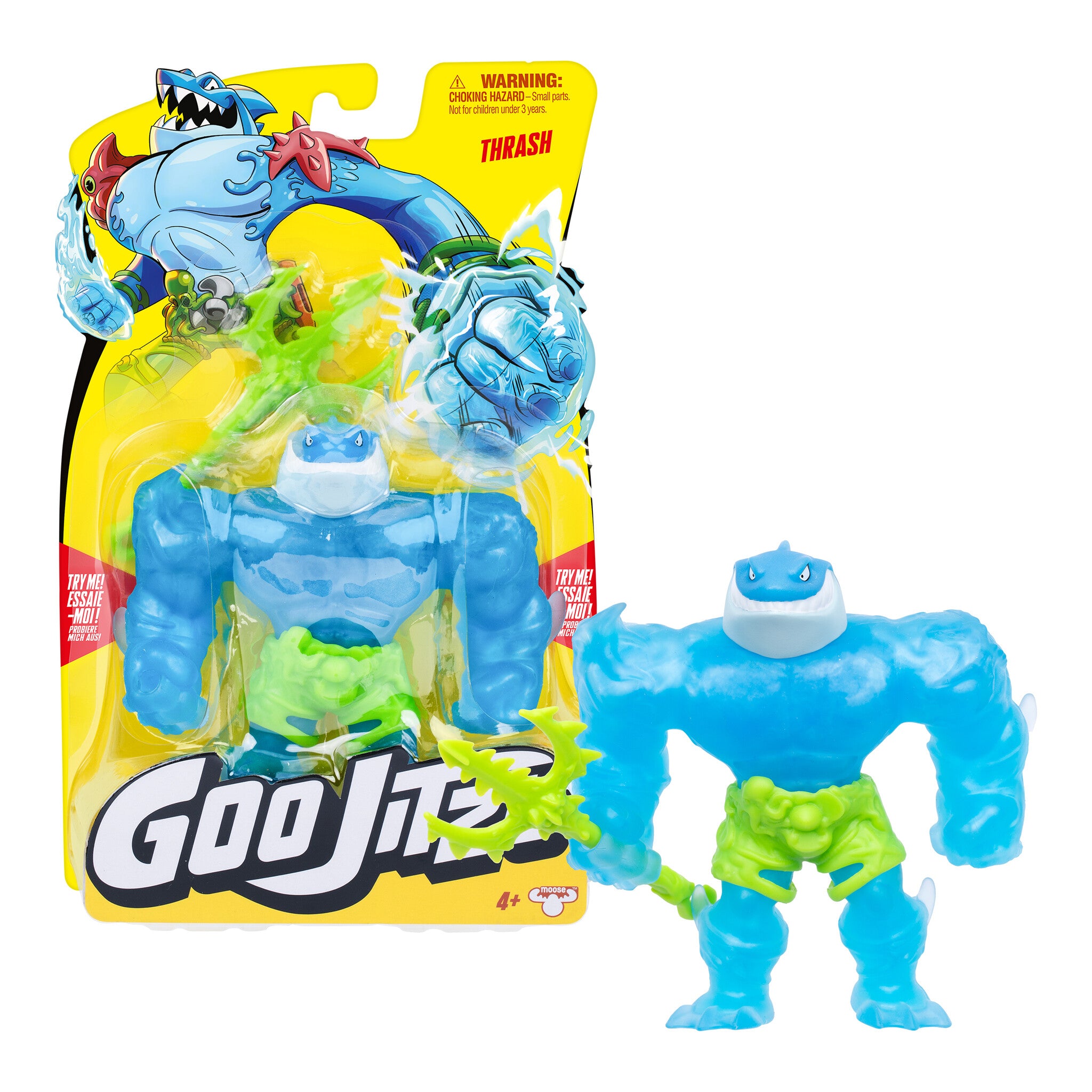 Heroes of Goo Jit Zu Thrash Hero Pack Stretchy Action Figure