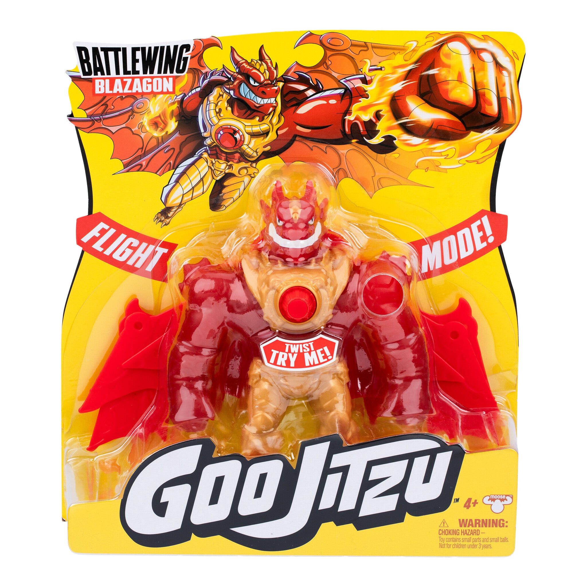 Heroes of Goo Jit Zu Battlewing Blazagon Stretchy Figure