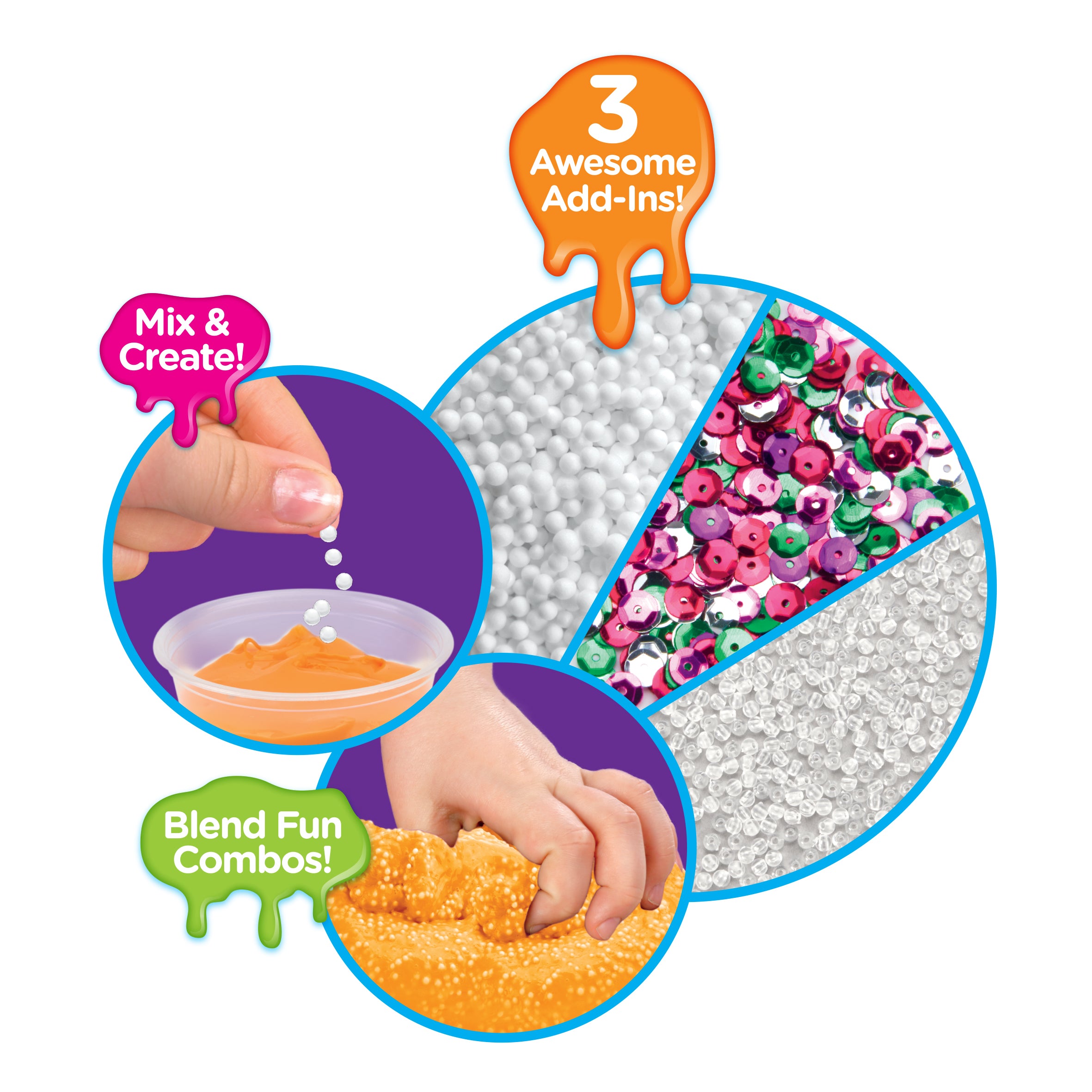 Cra-Z-Slimy Slimy Blendz 12-Colour Premade Slime Set