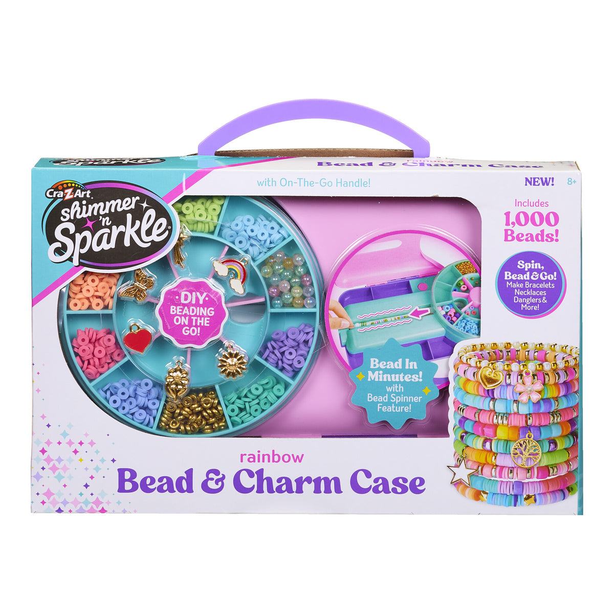 Shimmer 'n Sparkle ABC Bead & Charm Case