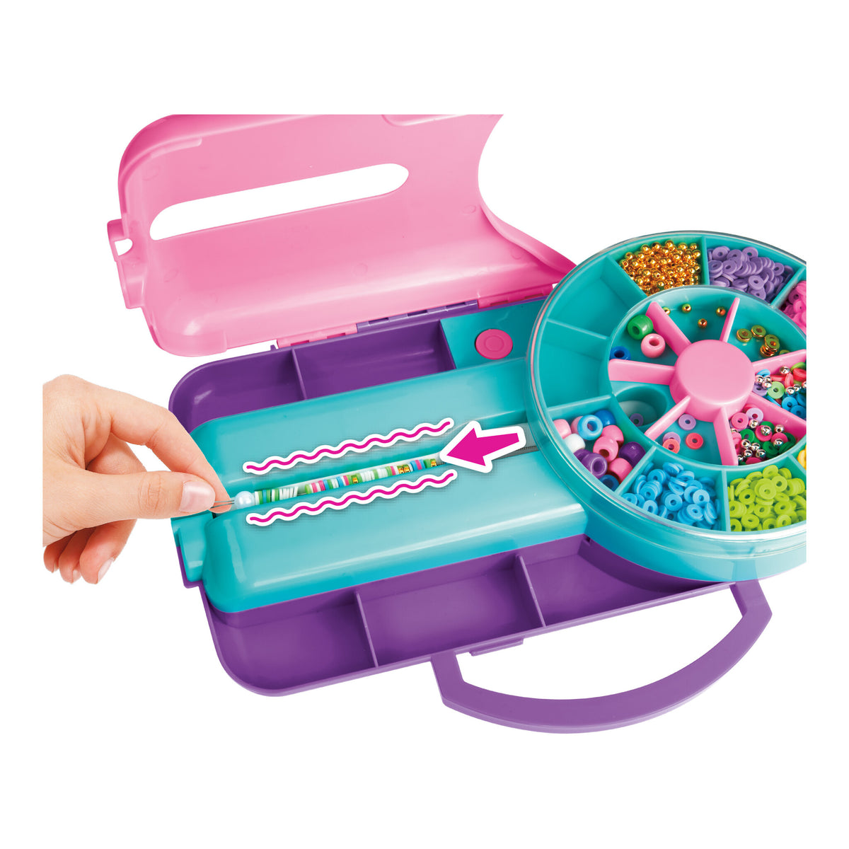 Shimmer 'n Sparkle ABC Bead & Charm Case