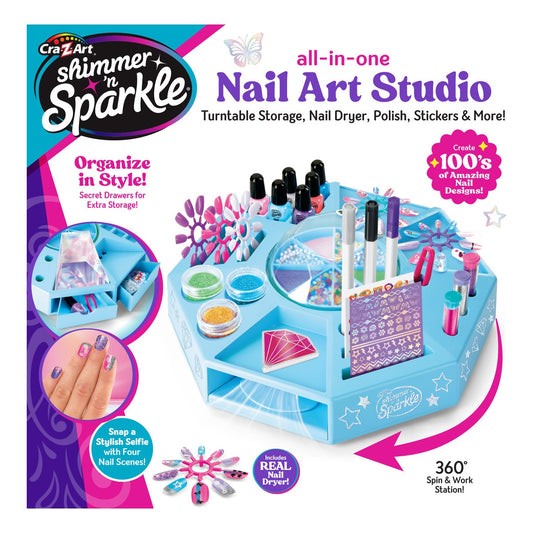 Shimmer N Sparkle All-in-One Nail Art Studio