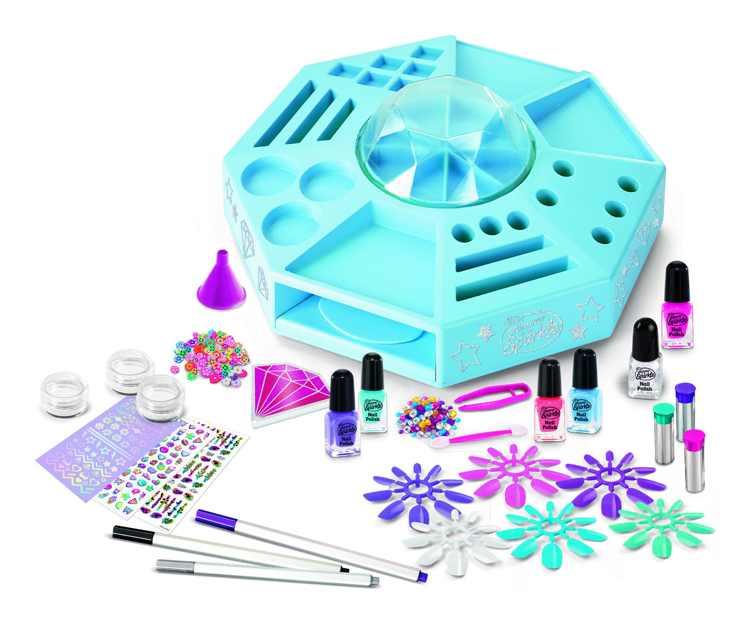 Shimmer N Sparkle All-in-One Nail Art Studio