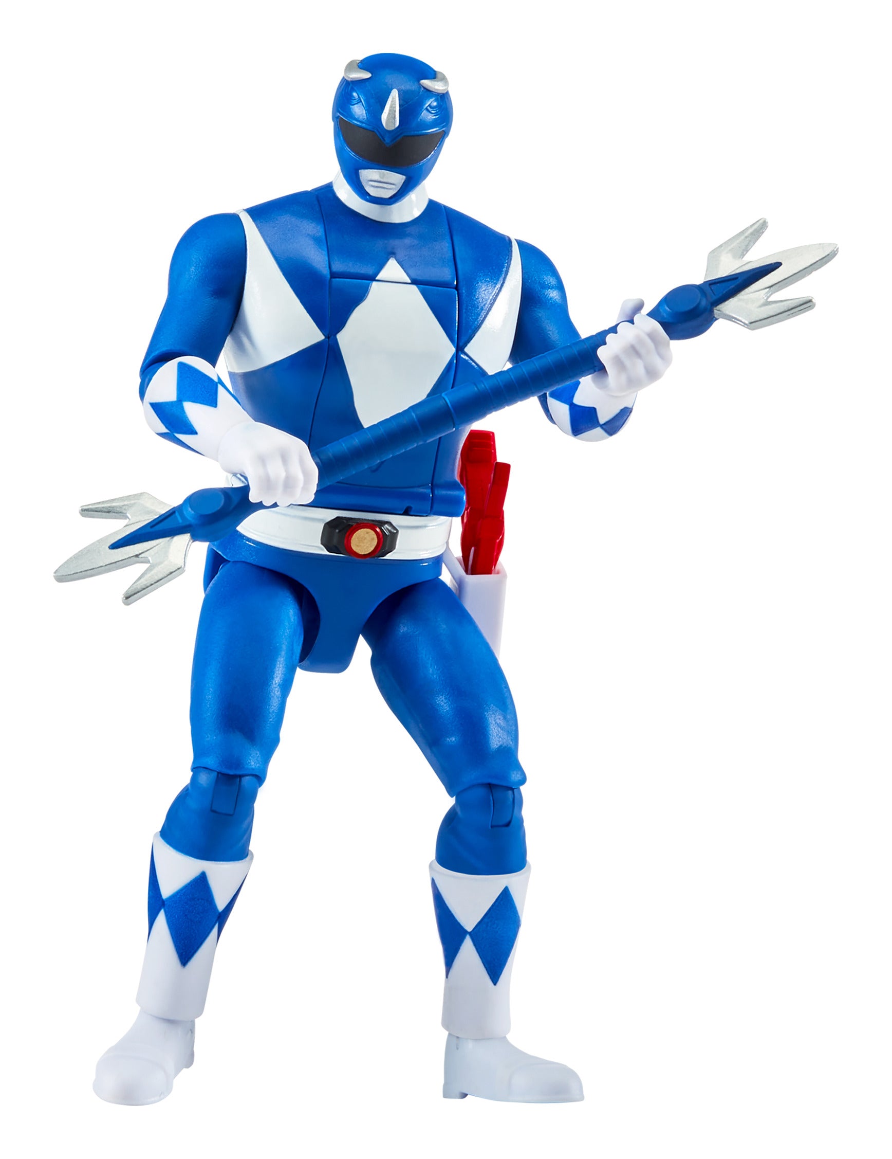 Mighty Morphin Power Rangers Re-Ignition Auto-Morphin Blue Ranger Figure
