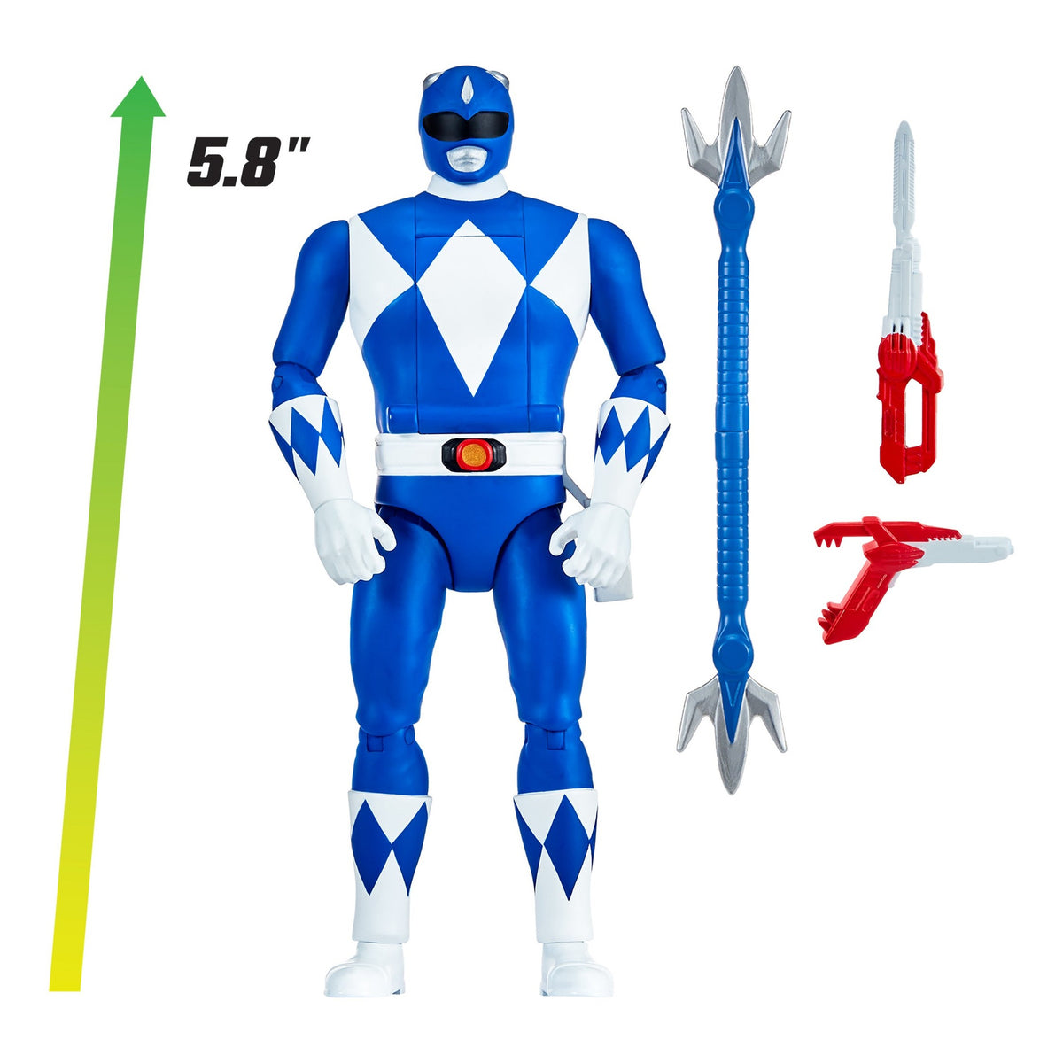 Mighty Morphin Power Rangers Re-Ignition Auto-Morphin Blue Ranger Figure