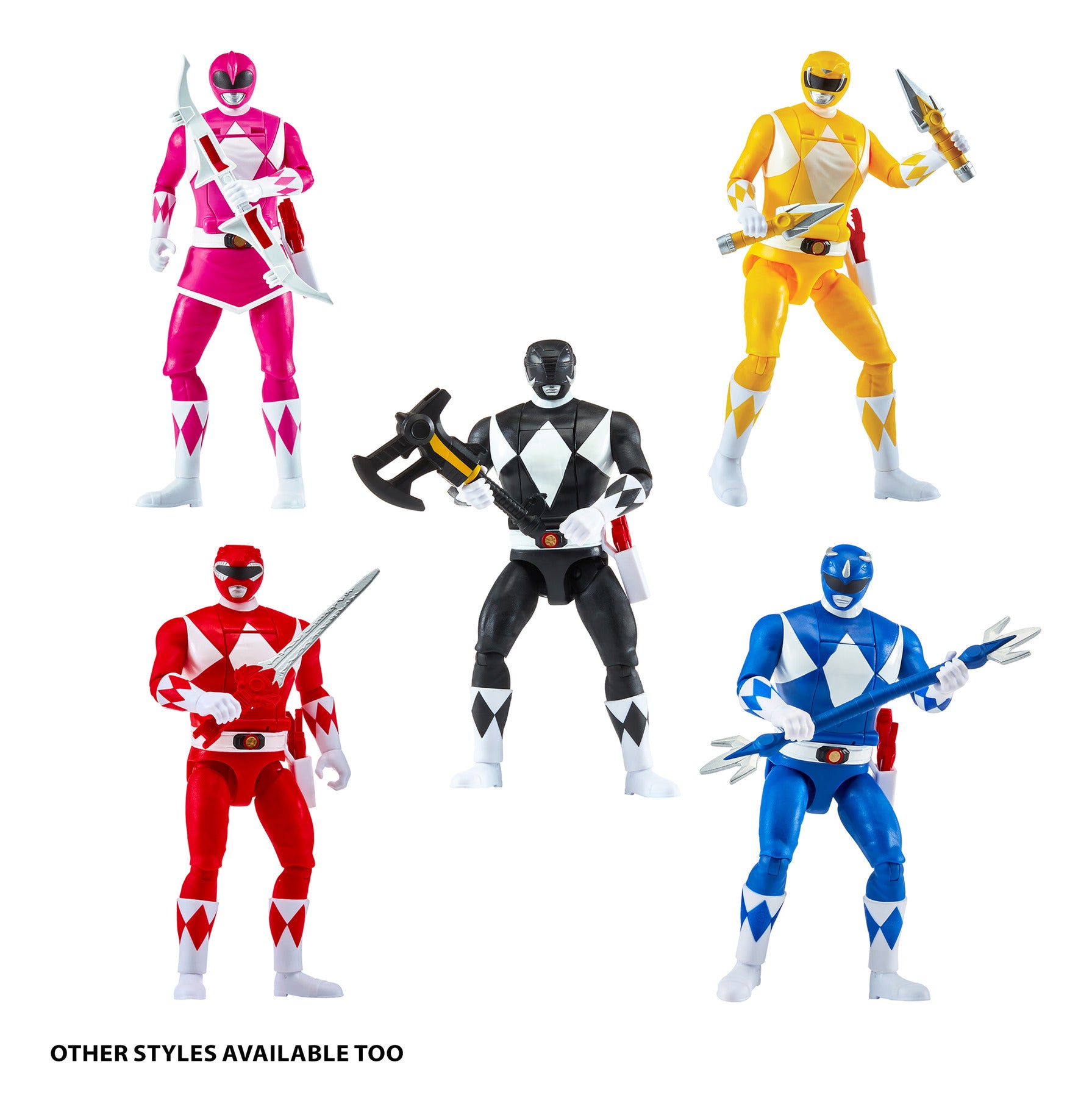 Power Rangers Mighty Morphin Re-Ignition Auto-Morphin Yellow Ranger Figure