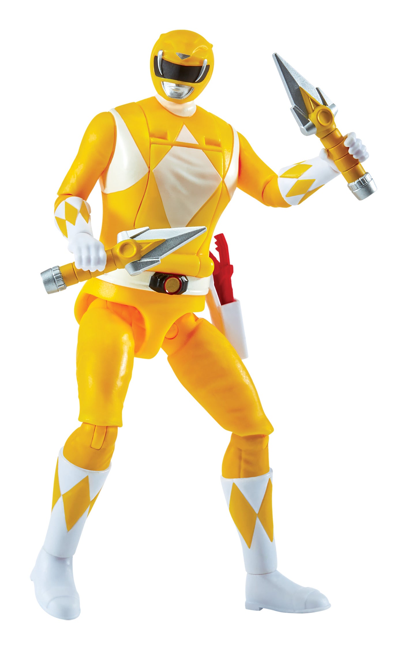 Power Rangers Mighty Morphin Re-Ignition Auto-Morphin Yellow Ranger Figure