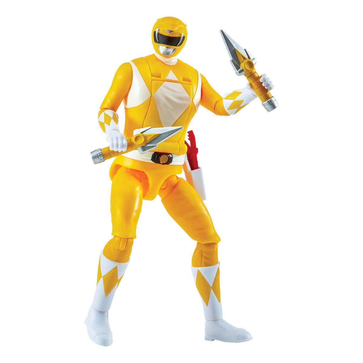 Power Rangers Mighty Morphin Re-Ignition Auto-Morphin Yellow Ranger Figure
