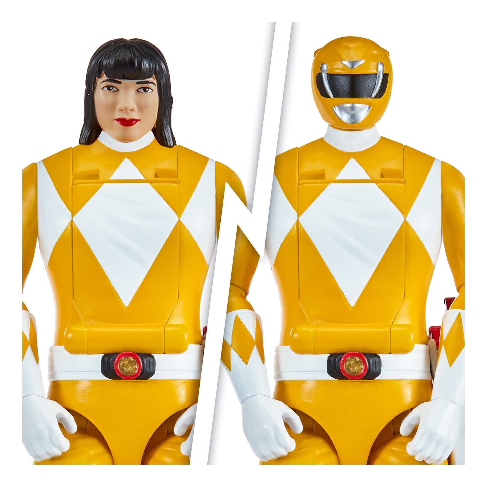 Power Rangers Mighty Morphin Re-Ignition Auto-Morphin Yellow Ranger Figure