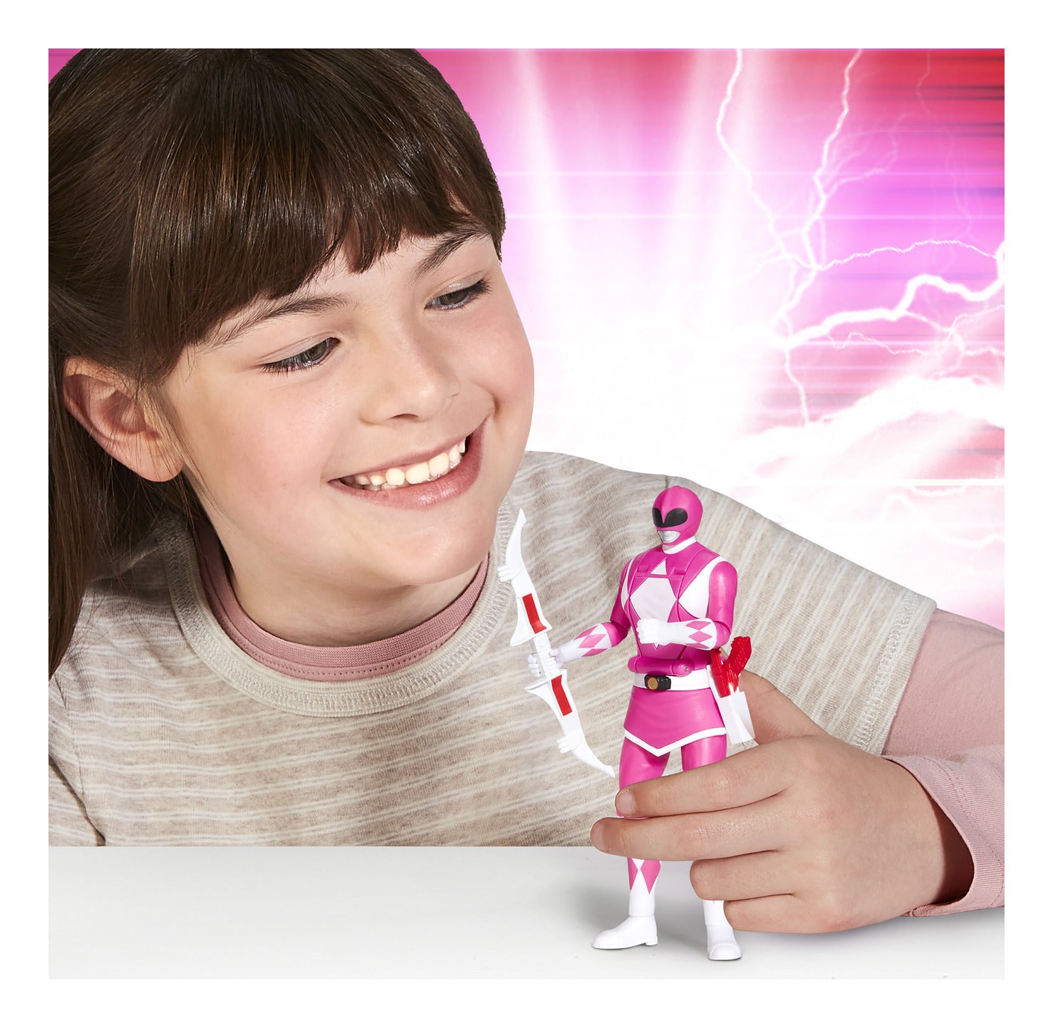Mighty Morphin Power Rangers Re-Ignition Auto-Morphin Pink Ranger Figure