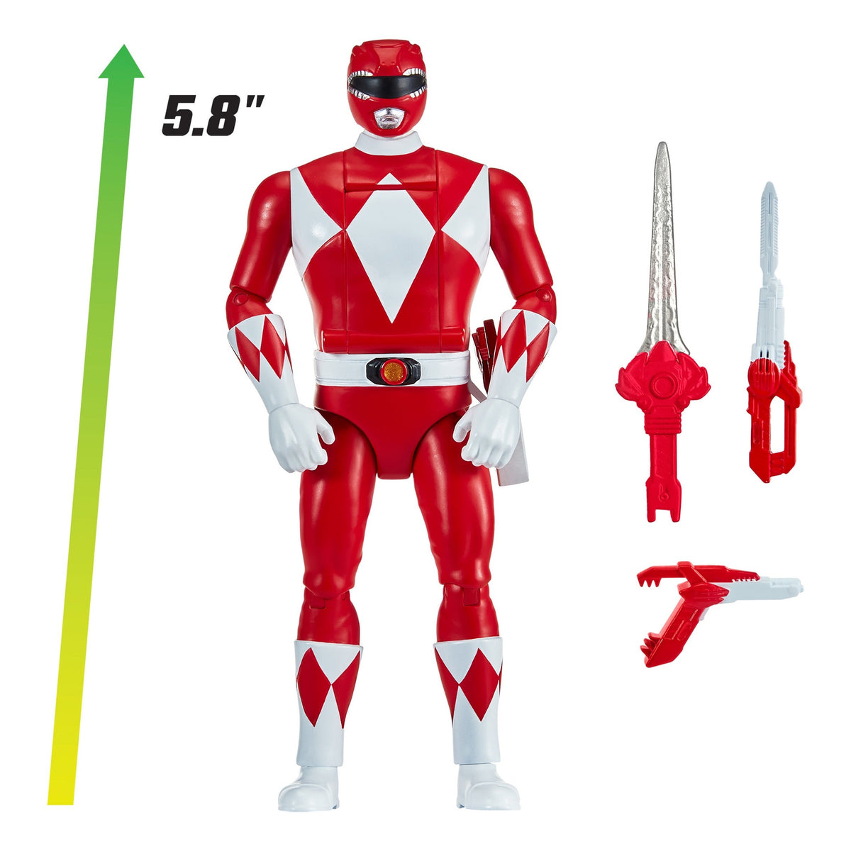 Mighty Morphin Power Rangers Re-Ignition Auto-Morphin Red Ranger Figure