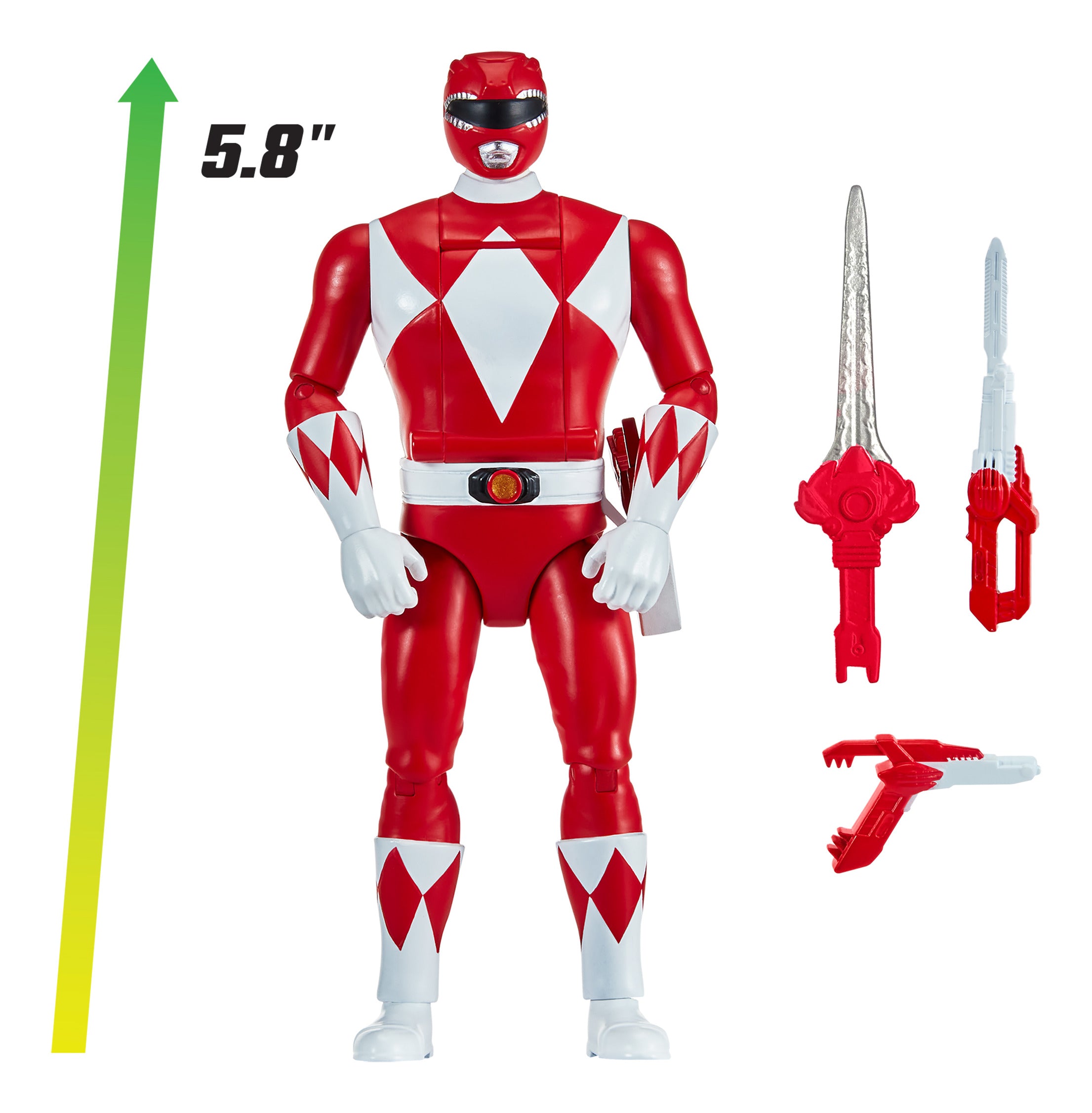Mighty Morphin Power Rangers Re-Ignition Auto-Morphin Red Ranger Figure