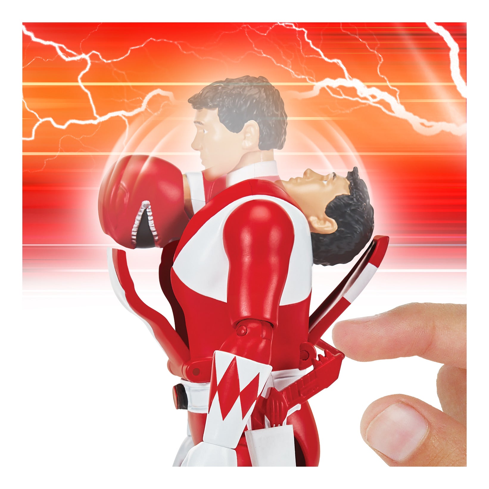 Mighty Morphin Power Rangers Re-Ignition Auto-Morphin Red Ranger Figure
