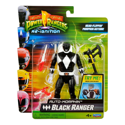 ** MMPR Auto Morphin Ranger Figure Black Ranger