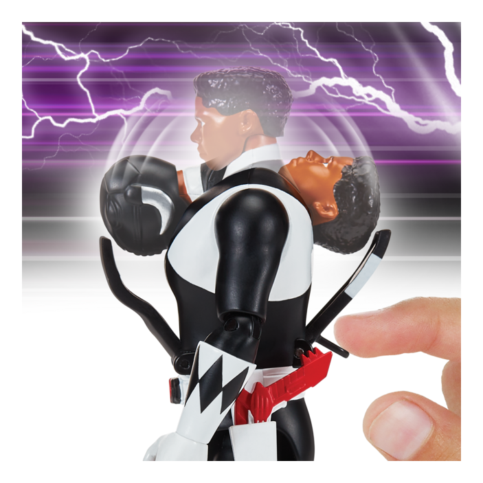 ** MMPR Auto Morphin Ranger Figure Black Ranger