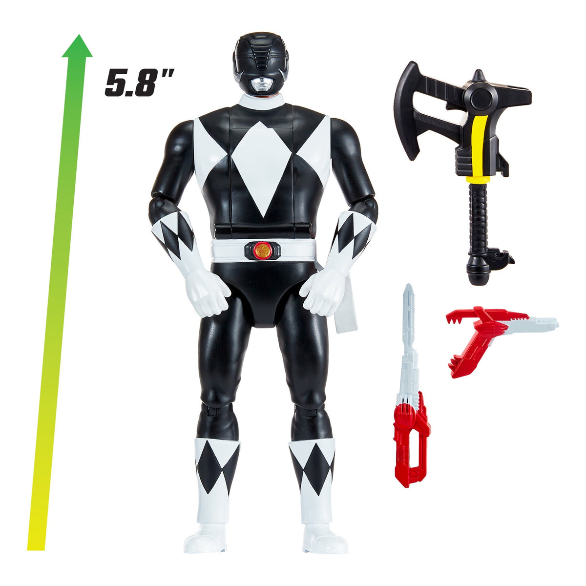 ** MMPR Auto Morphin Ranger Figure Black Ranger
