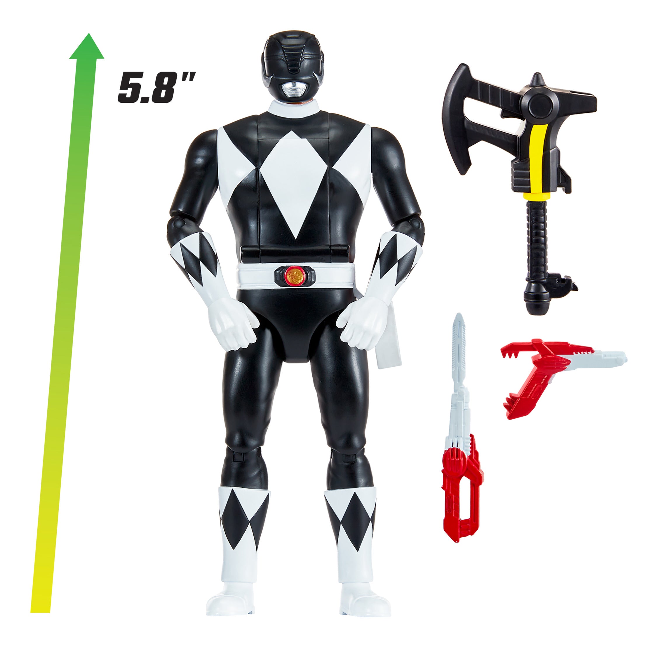 ** MMPR Auto Morphin Ranger Figure Black Ranger
