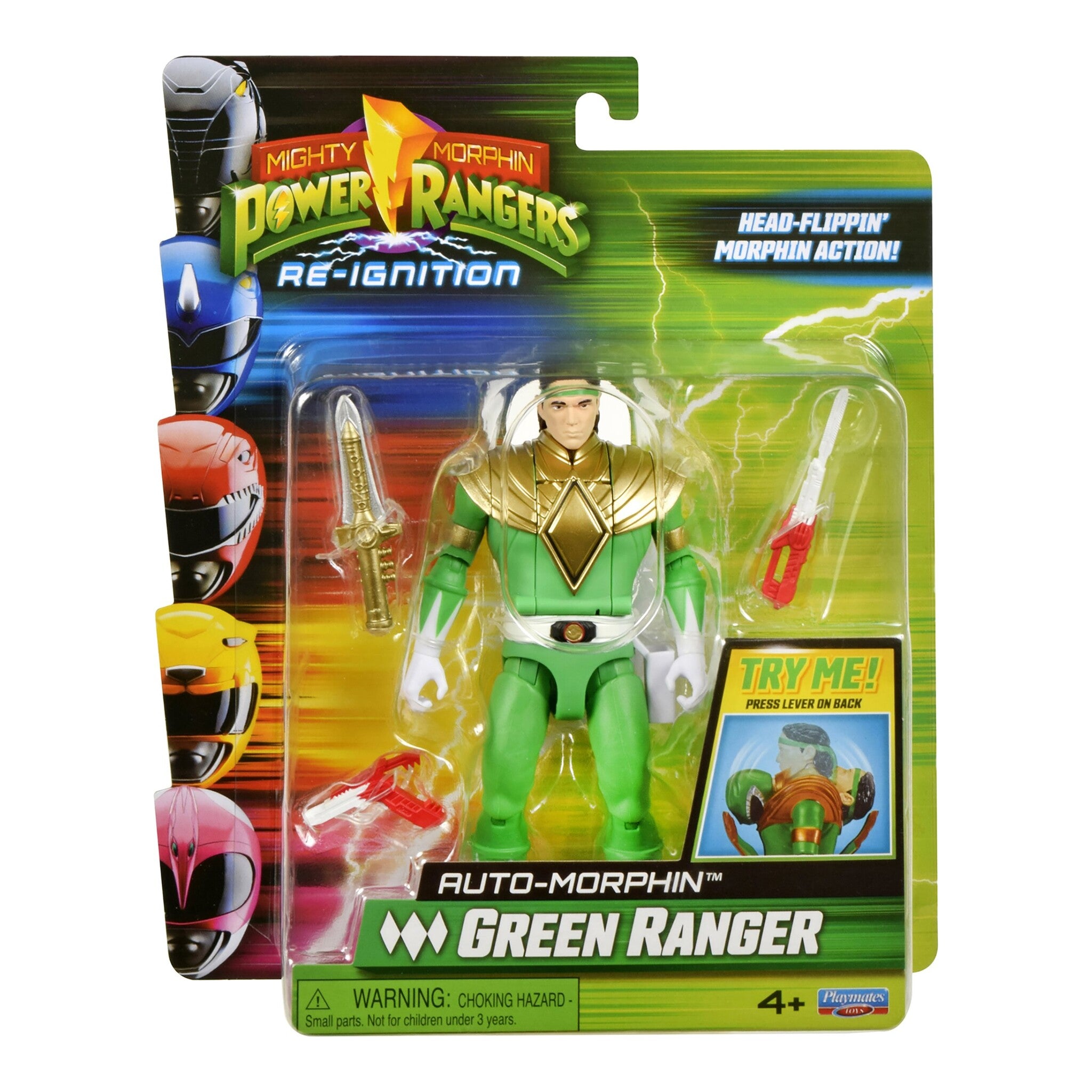 Mighty Morphin Power Rangers Re-Ignition Auto-Morphin Green Ranger Action Figure