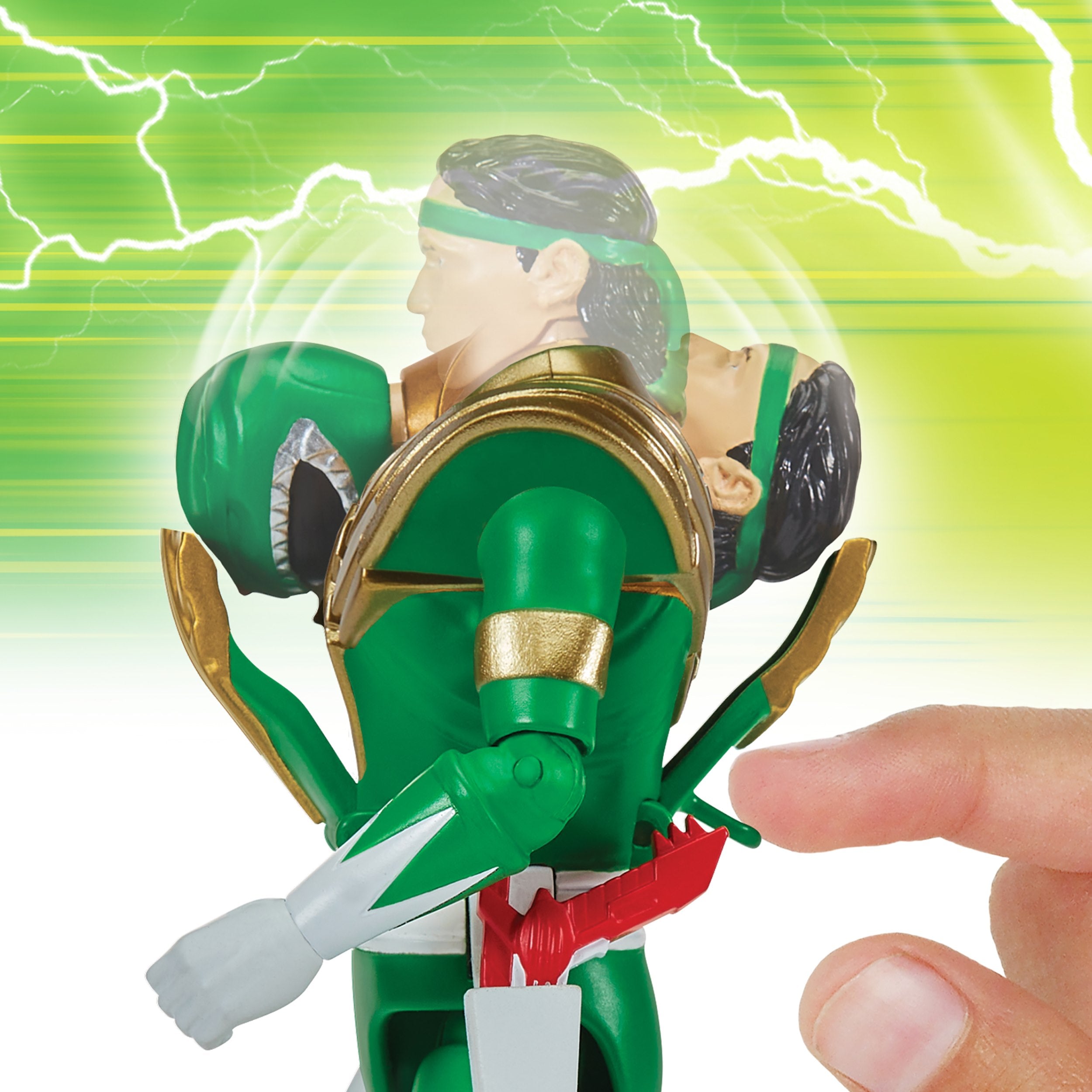 Mighty Morphin Power Rangers Re-Ignition Auto-Morphin Green Ranger Action Figure