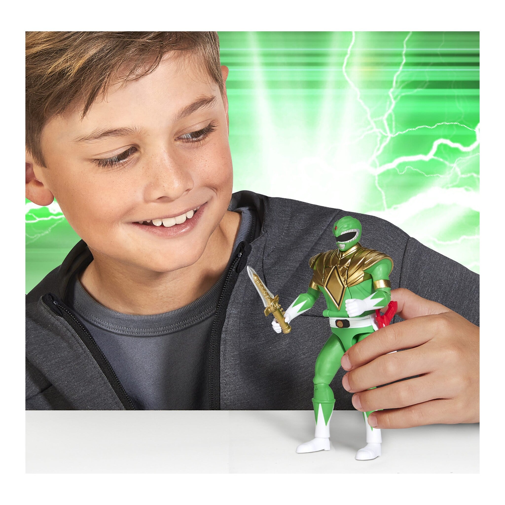 Mighty Morphin Power Rangers Re-Ignition Auto-Morphin Green Ranger Action Figure