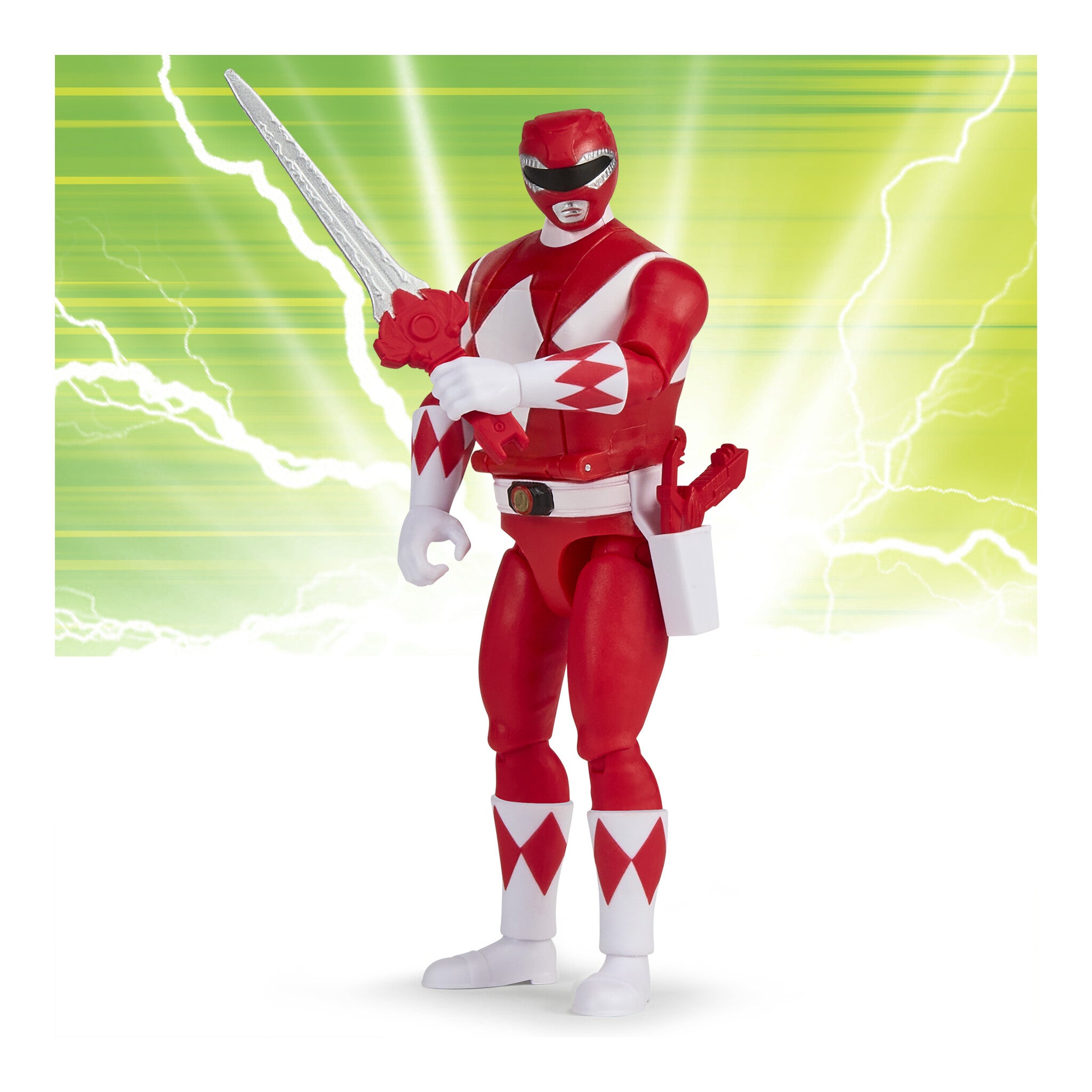 Mighty Morphin Power Rangers Auto-Morphin Red Ranger Figure
