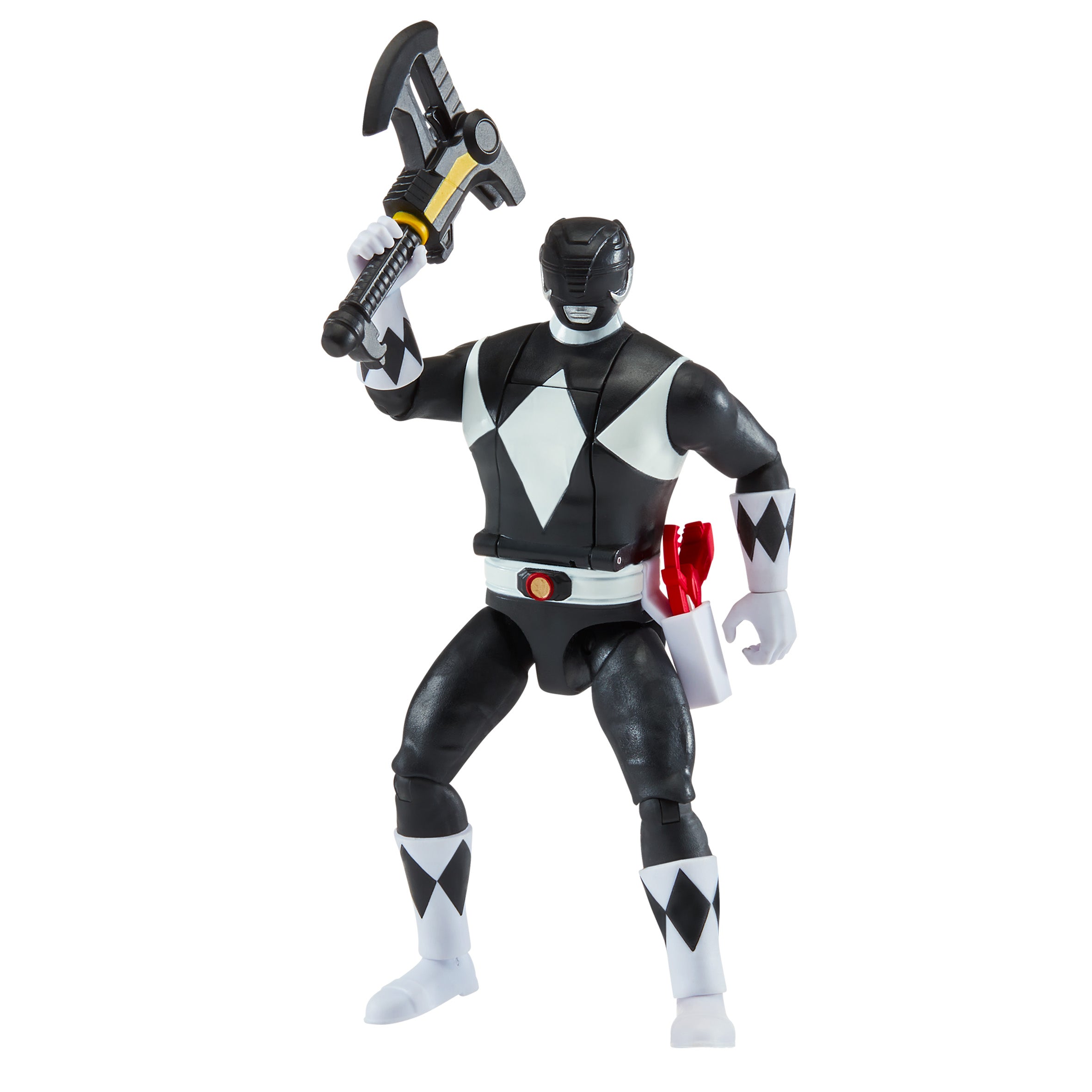 Mighty Morphin Power Rangers Re-Ignition Auto-Morphin Black Ranger Figure