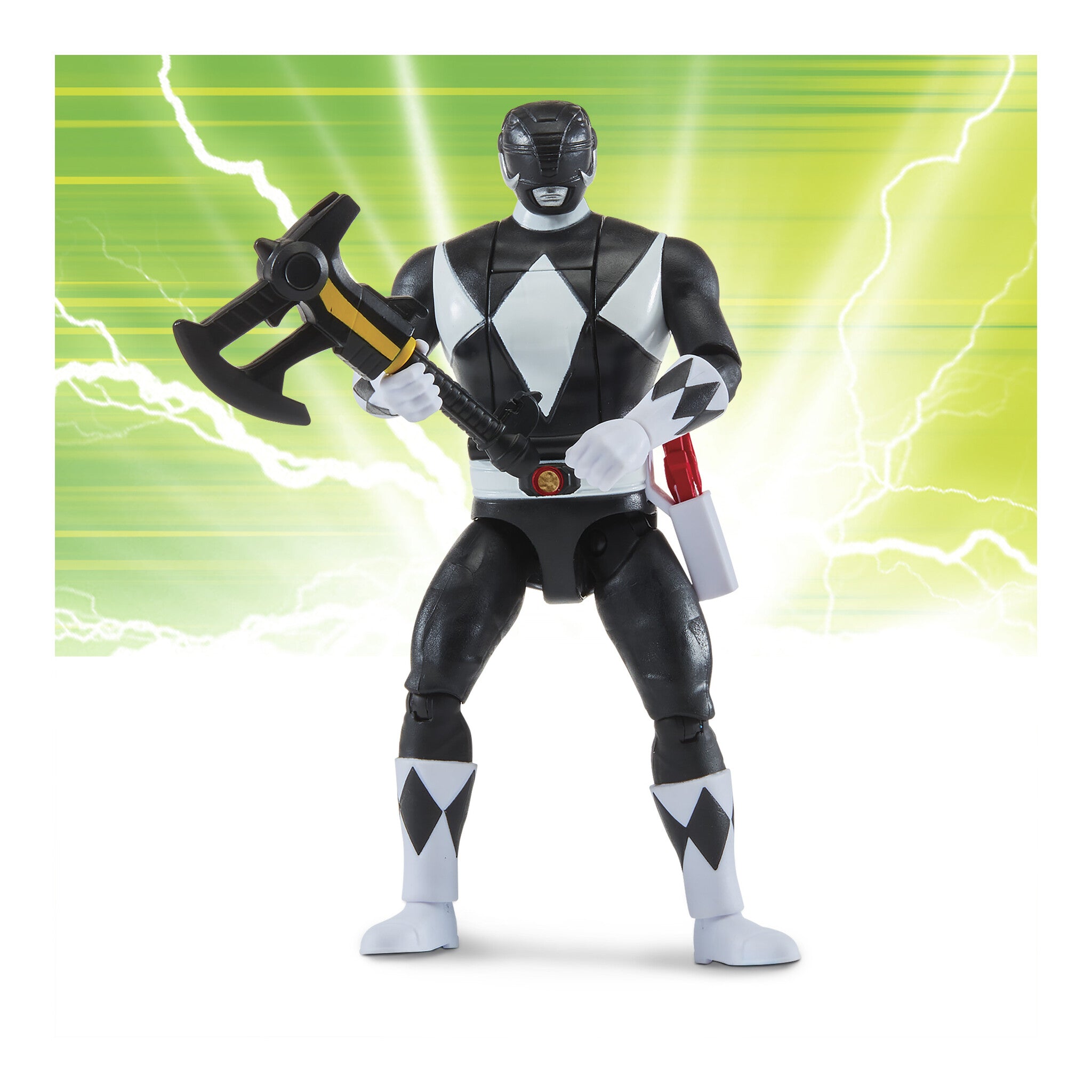 Mighty Morphin Power Rangers Re-Ignition Auto-Morphin Black Ranger Figure