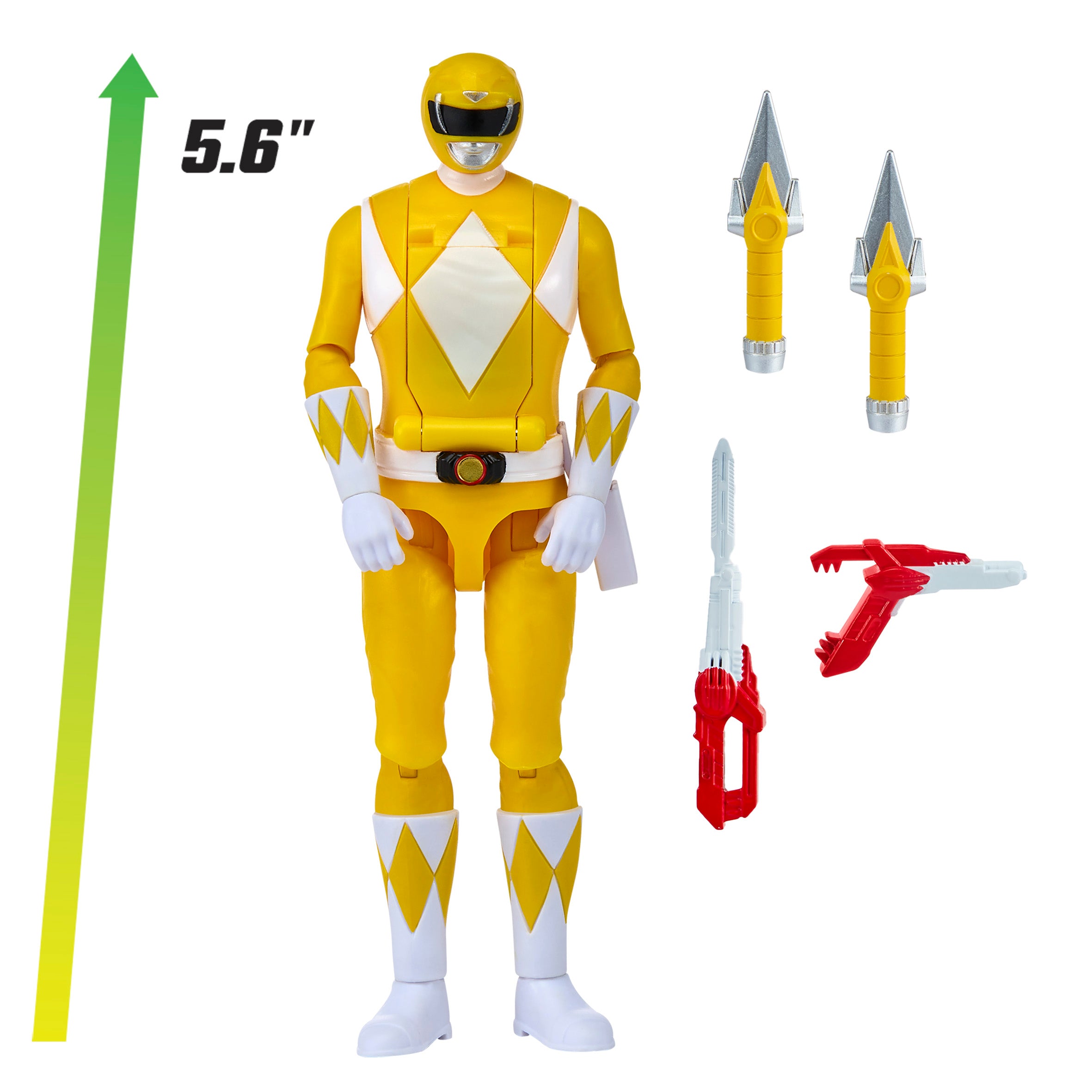 Power Rangers Mighty Morphin Auto-Morphin Yellow Ranger Action Figure