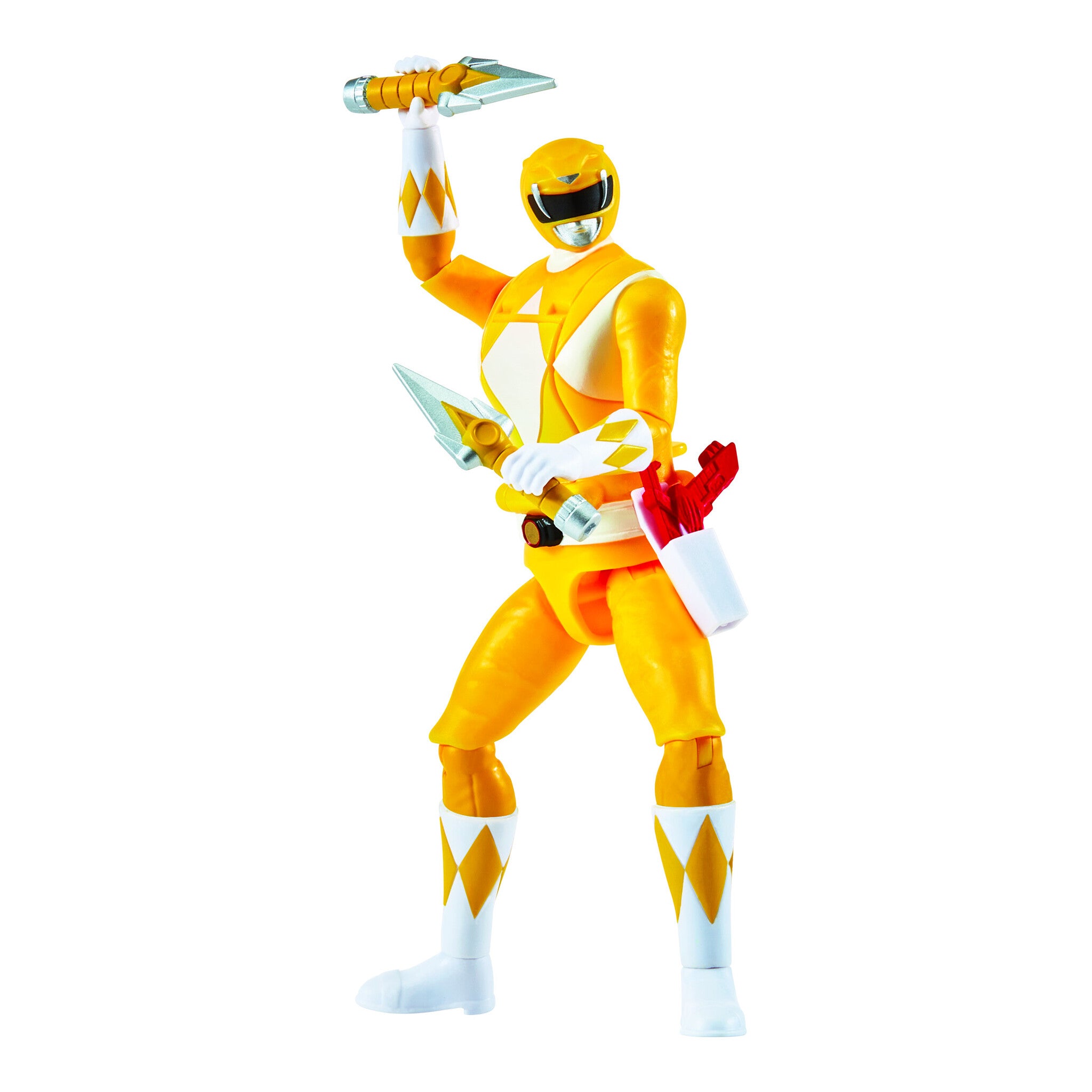 Power Rangers Mighty Morphin Auto-Morphin Yellow Ranger Action Figure