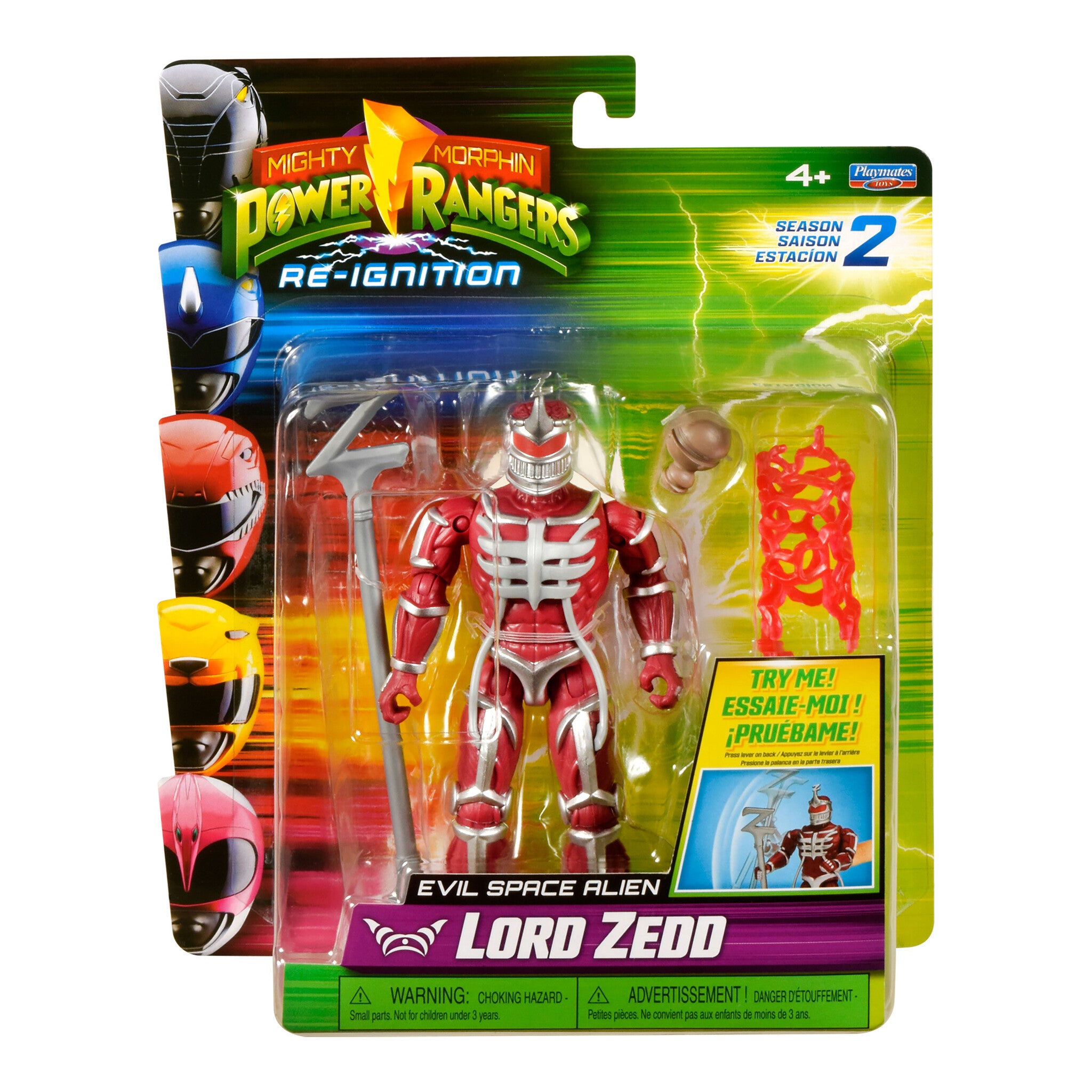 Mighty Morphin Power Rangers Re-Ignition Lord Zedd Evil Space Alien Figure