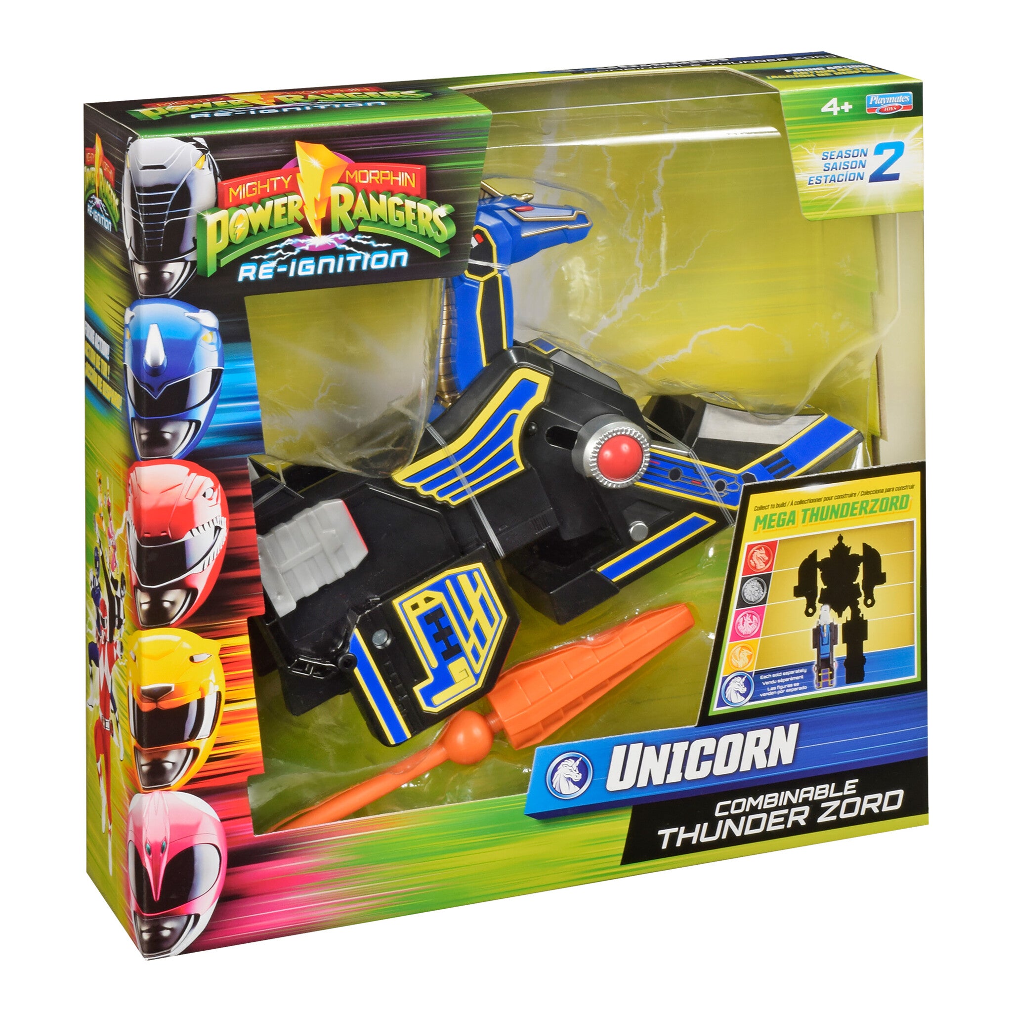 Power Rangers Mighty Morphin Combinable Thunderzord Unicorn