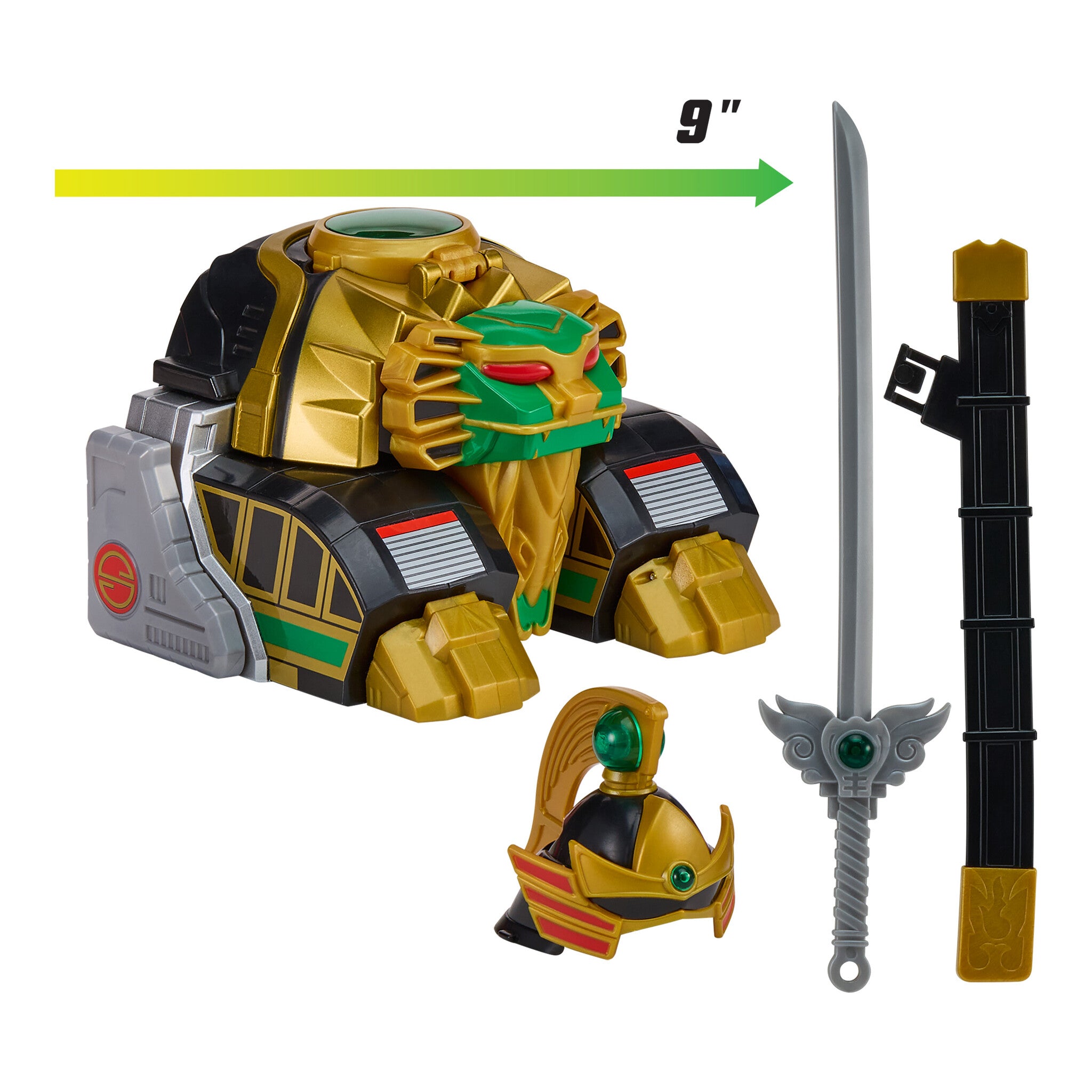 Power Rangers Mighty Morphin Thunderzord Lion Action Figure with Thunder Saber