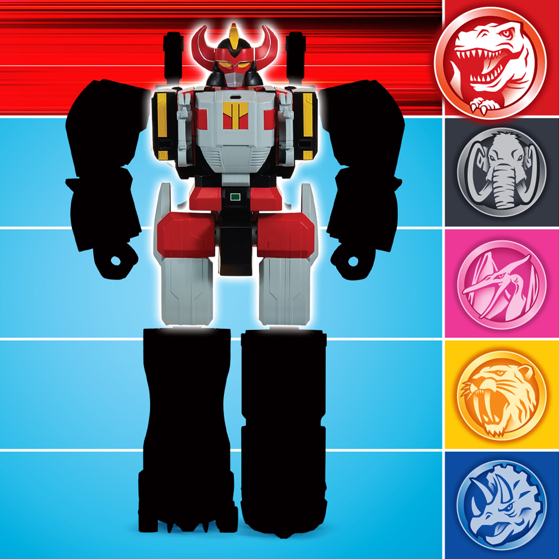 Power Rangers Mighty Morphin Re-Ignition Tyrannosaurus Combinable Dinozord