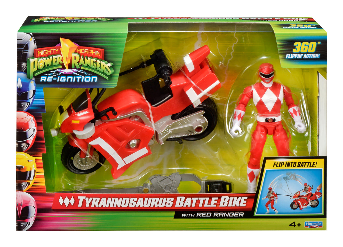 Mighty Morphin Power Rangers Battle Bike with Red Ranger