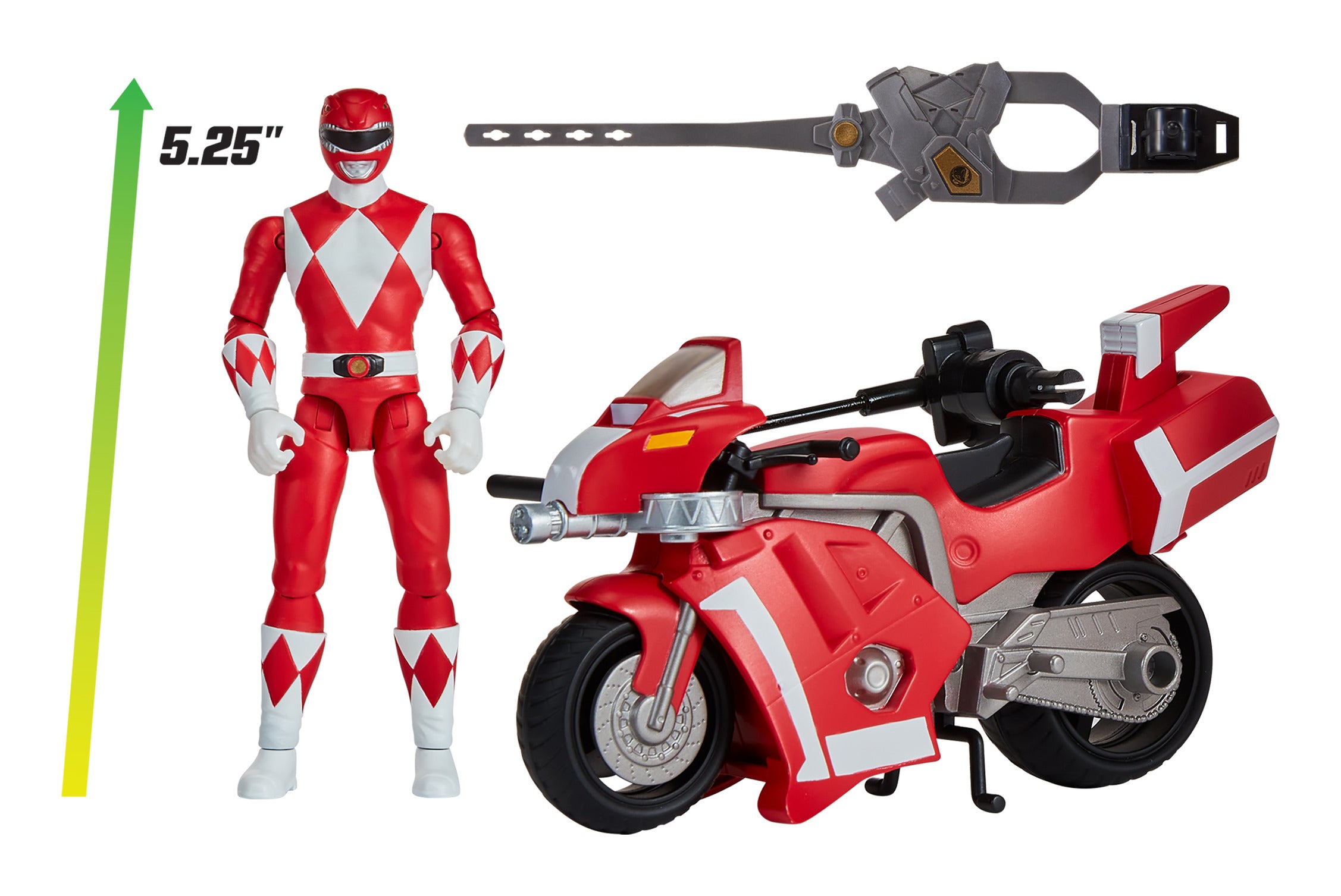 Mighty Morphin Power Rangers Battle Bike with Red Ranger