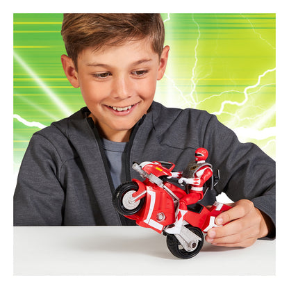 Mighty Morphin Power Rangers Battle Bike with Red Ranger
