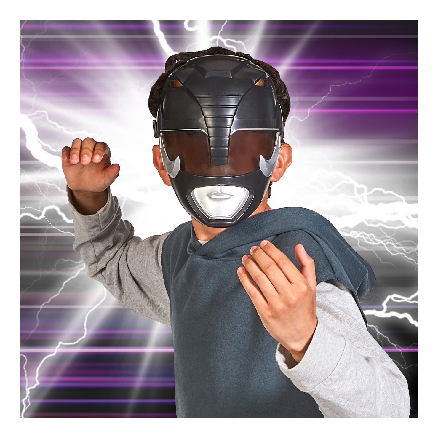 Mighty Morphin Power Rangers Black Ranger Mask