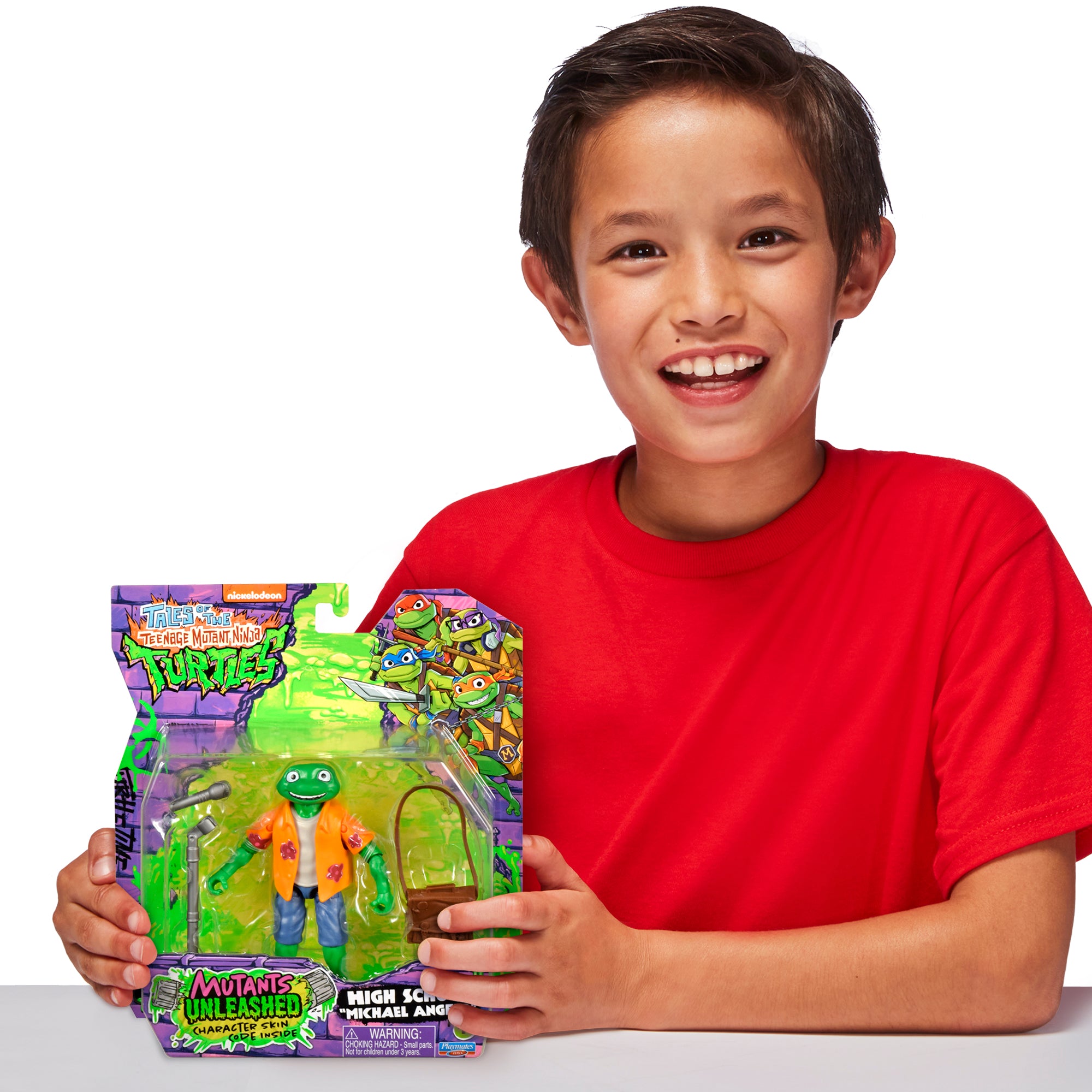 Teenage Mutant Ninja Turtles Mutants Unleashed High School Michelangelo Figure